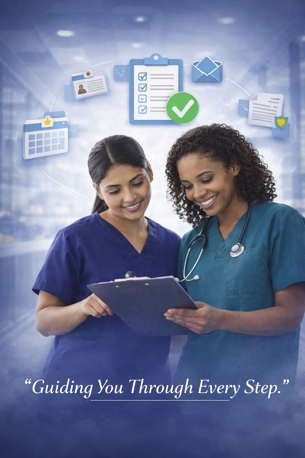 Licensing support journey for healthcare professionals