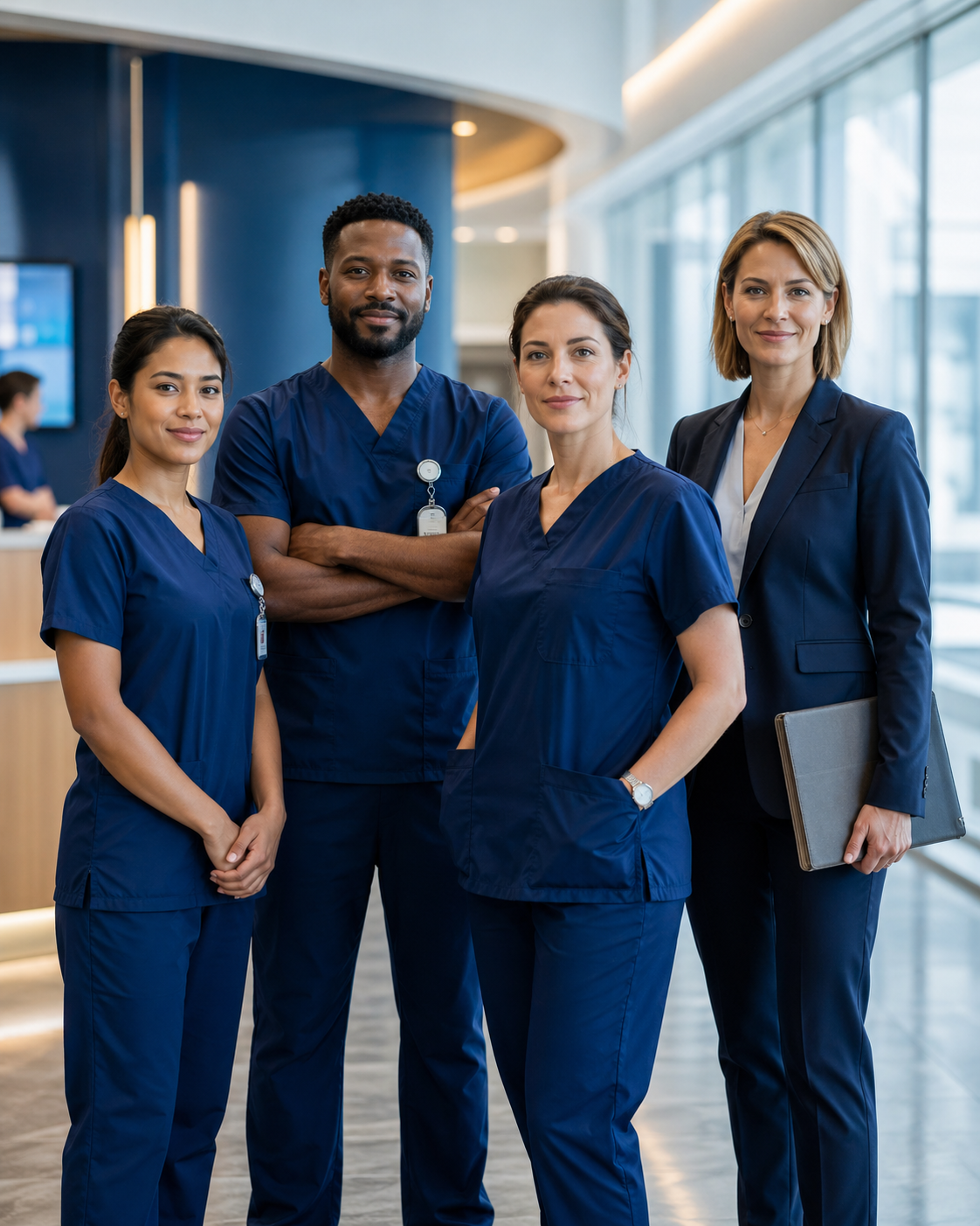 Healthcare staffing mission visual