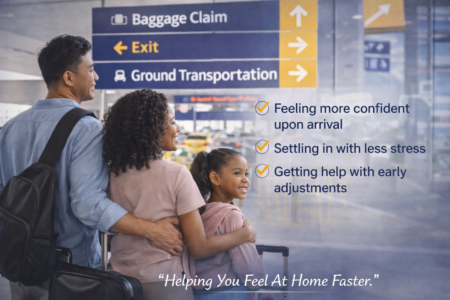 Relocation and arrival support for healthcare professionals